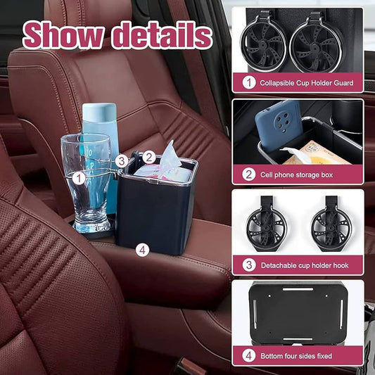 منظم مسند السيارة 3×1 مع هدية CAR DOSE فواحة🎁 TR-0168