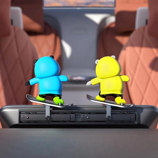 دب لوح التزلج لتابلوه السيارة مع هدية CAR DOSE فواحة🎁 AB-002