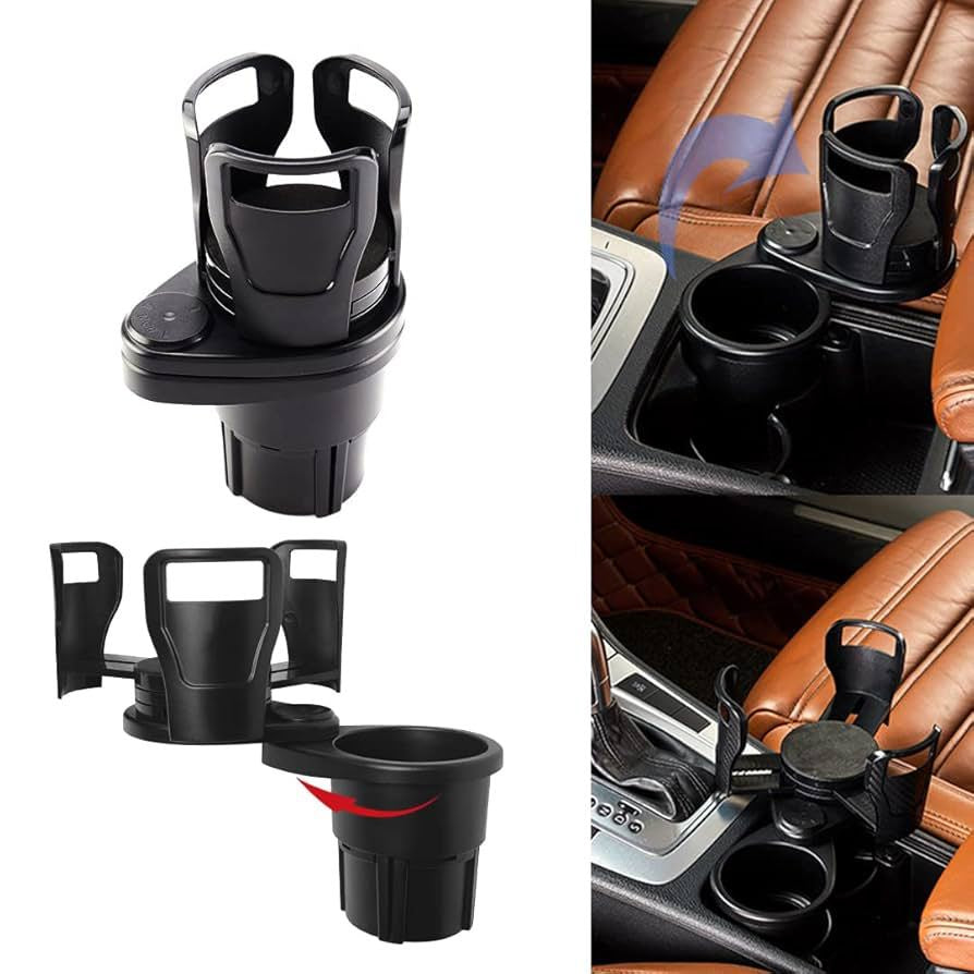 حامل أكواب السيارة 2 في 1 مع هدية CAR DOSE فواحة🎁 TR-0161