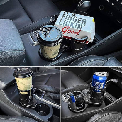 حامل أكواب السيارة 2 في 1 مع هدية CAR DOSE فواحة🎁  TR-0161