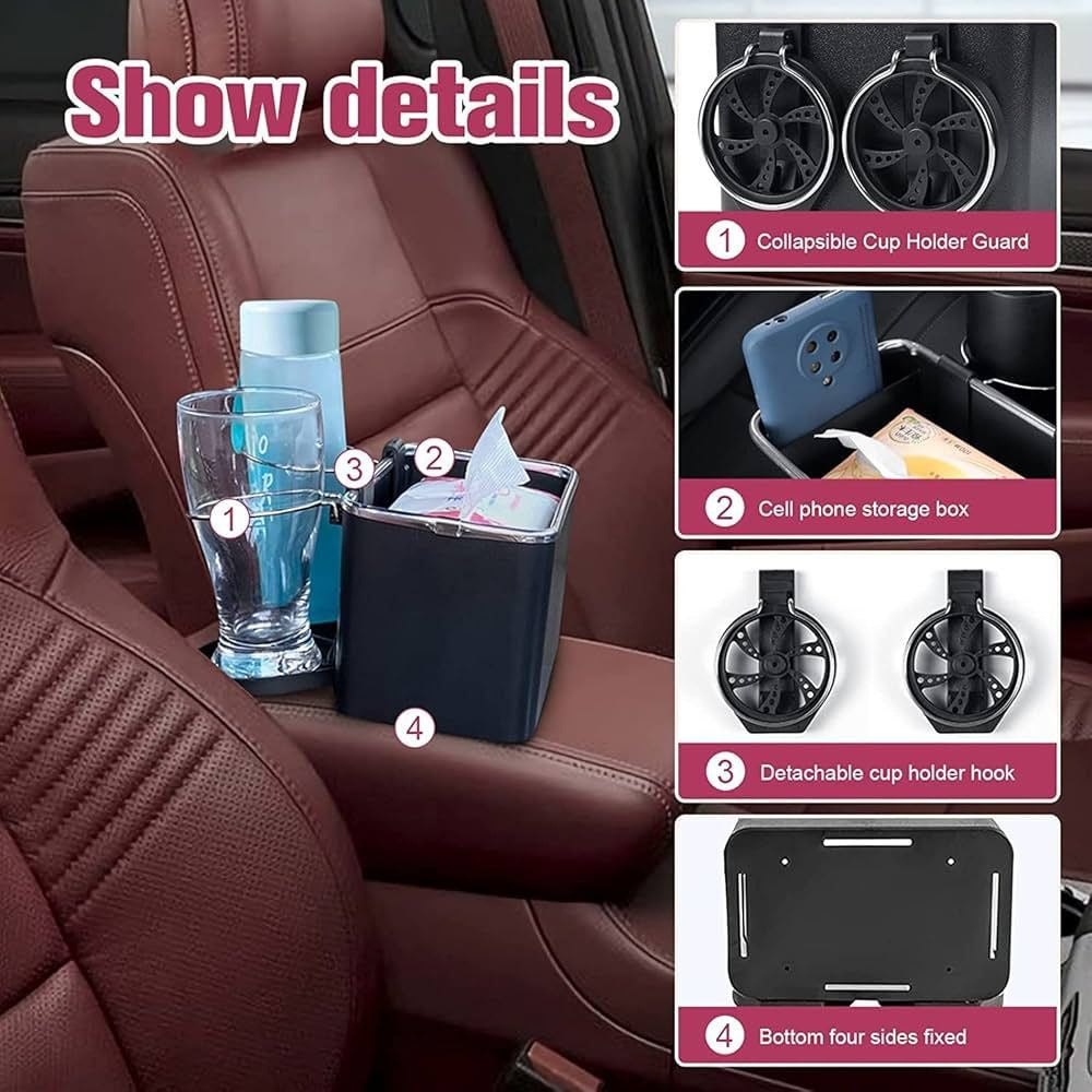 منظم مسند السيارة 3×1 مع هدية CAR DOSE فواحة🎁  TR-0168