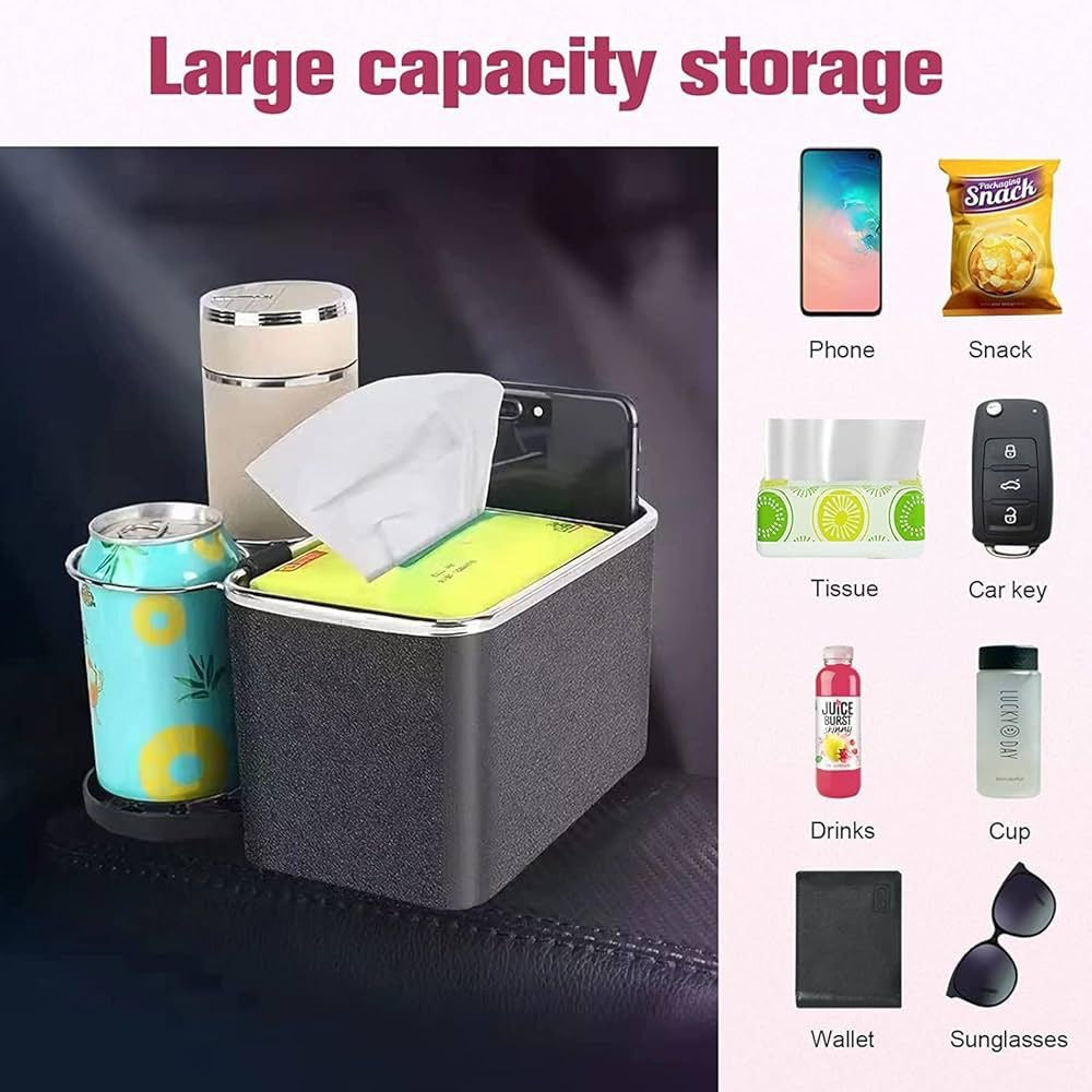 منظم مسند السيارة 3×1 مع هدية CAR DOSE فواحة🎁  TR-0168