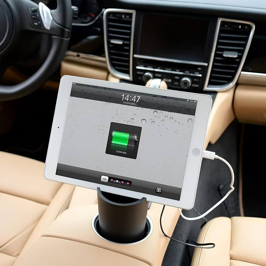 شاحن السيارة وحامل الموبايل مع هدية CAR DOSE فواحة🎁 TR-0327