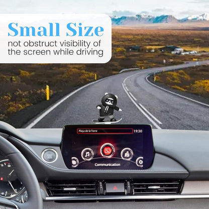 دب لوح التزلج لتابلوه السيارة مع هدية CAR DOSE فواحة🎁 AB-002