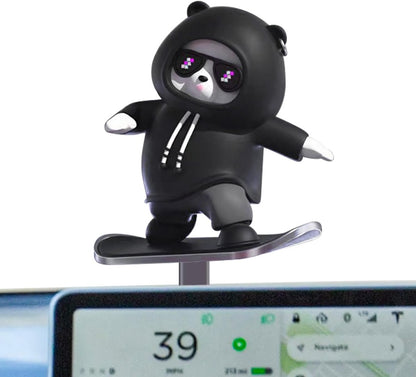 دب لوح التزلج لتابلوه السيارة مع هدية CAR DOSE فواحة🎁 AB-002