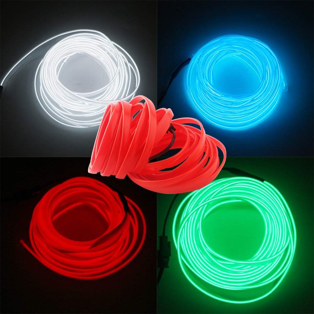 TW-011 🎁 CAR DOSE شريط اضاءة ليد التابلوه 3متر السيارة - برتقالي جذاب فواحةهدية