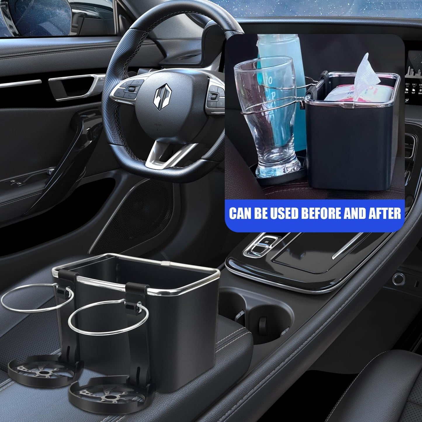 منظم مسند السيارة 3×1 مع هدية CAR DOSE فواحة🎁  TR-0168