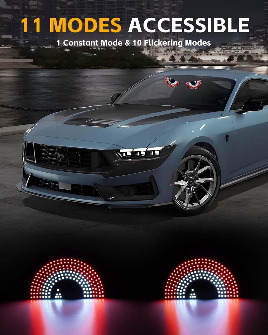 ضوء عيون لتزيين السيارات TW-004 مع هدية CAR DOSE فواحة🎁