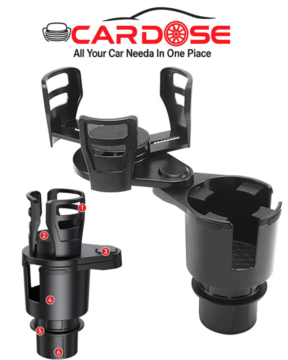 حامل أكواب السيارة 2 في 1 مع هدية CAR DOSE فواحة🎁  TR-0161
