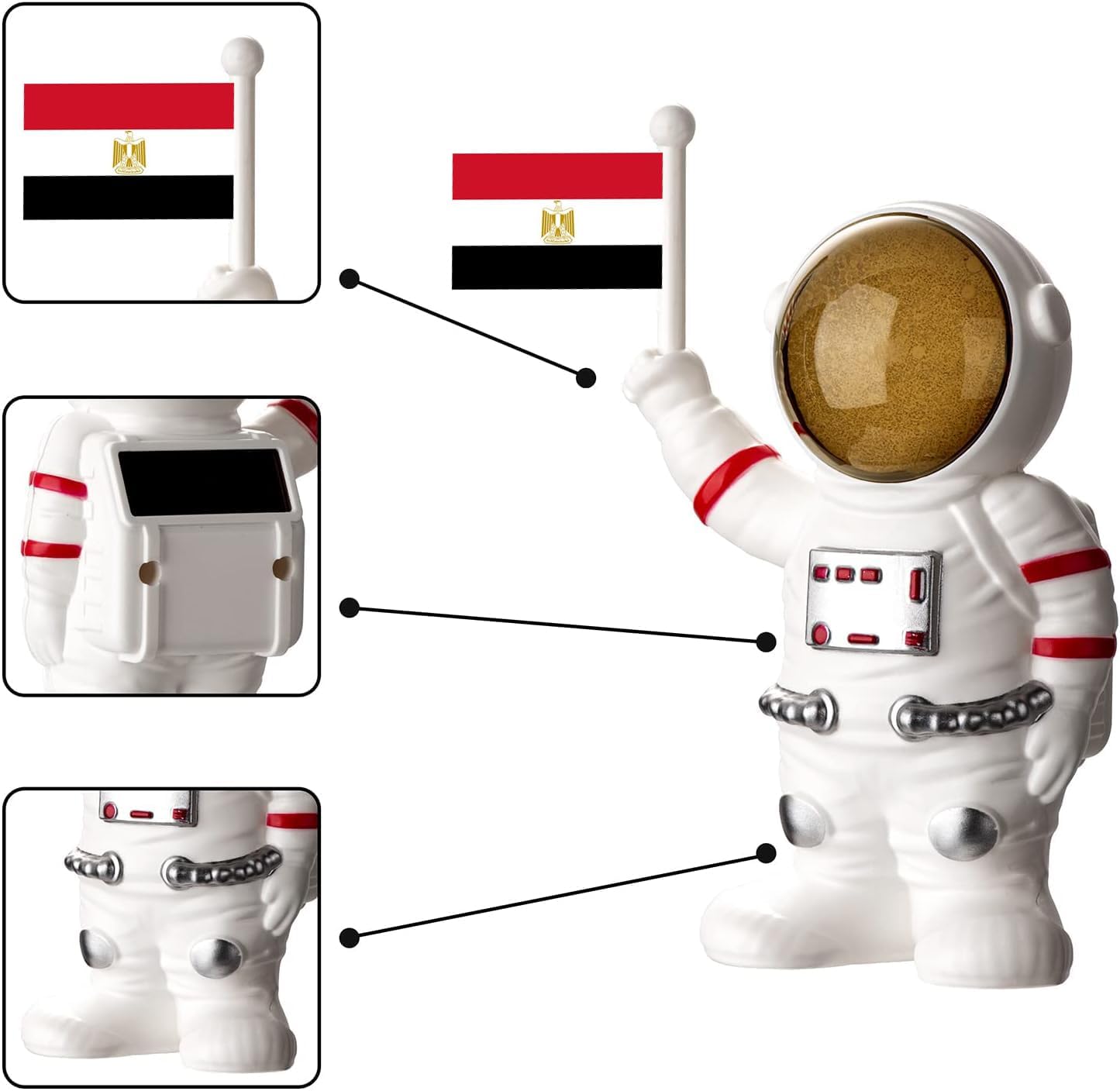 مجسم رائد فضاء هزاز ديكور تابلوة مع هدية CAR DOSE فواحة🎁 TW-009